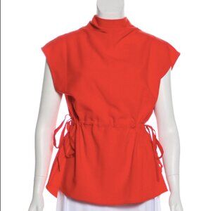 Rachel Comey Mock Neck Short Sleeve Top (Size 0)